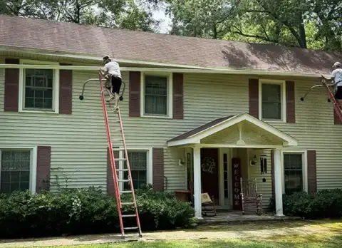 2 Story Gutter Installation