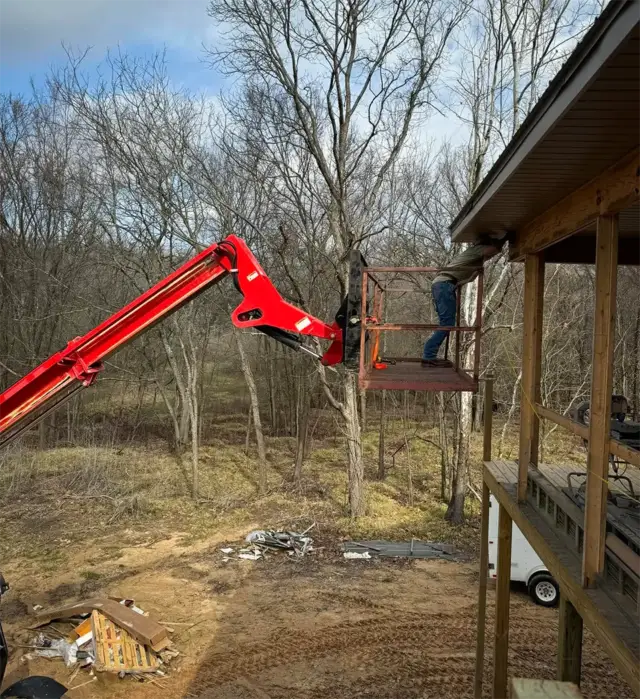 We install gutters on even the hardest to reach homes.