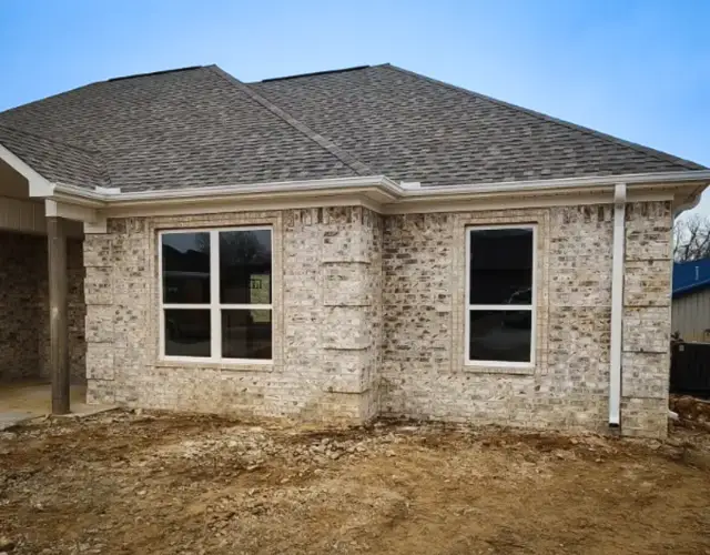 R & S Seamless Gutters installed this gutter system on a newly built home.